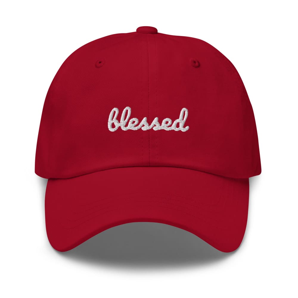 Blessed Scribble Christian Baseball Cap