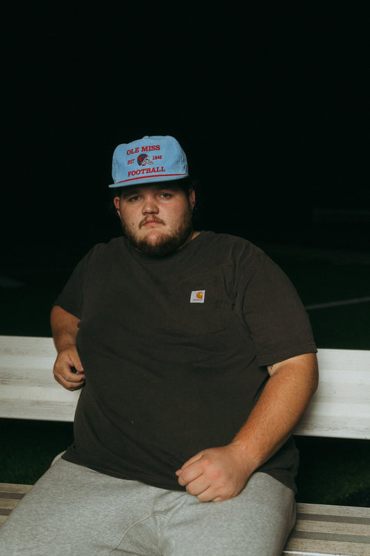 Blue Corduroy Ole Miss Football