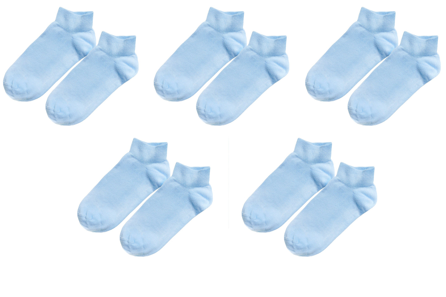 tittimitti® Kids Organic Cotton Ankle Socks 5-Pack – Breathable Lightweight Socks for Active Kids