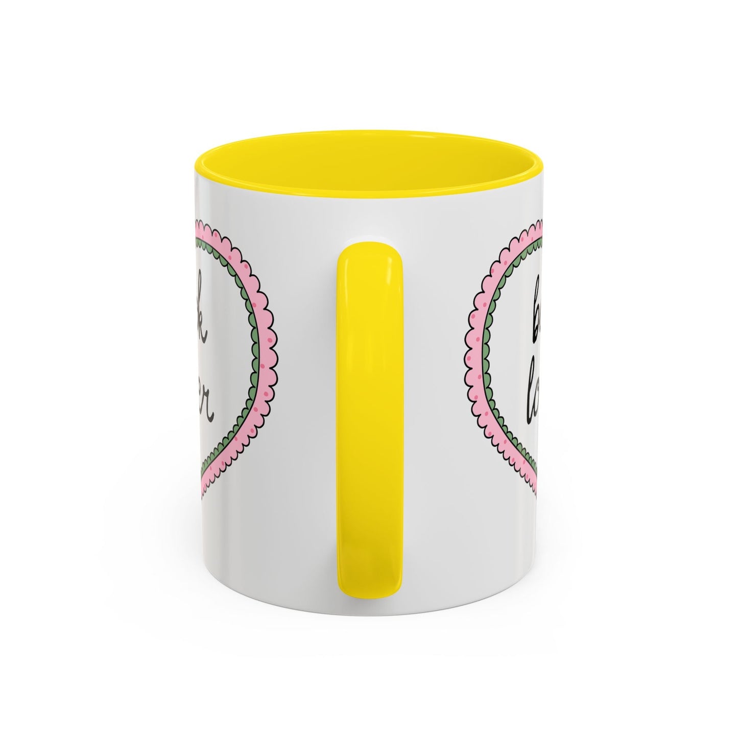 Book Lover Coffee Mug with Heart