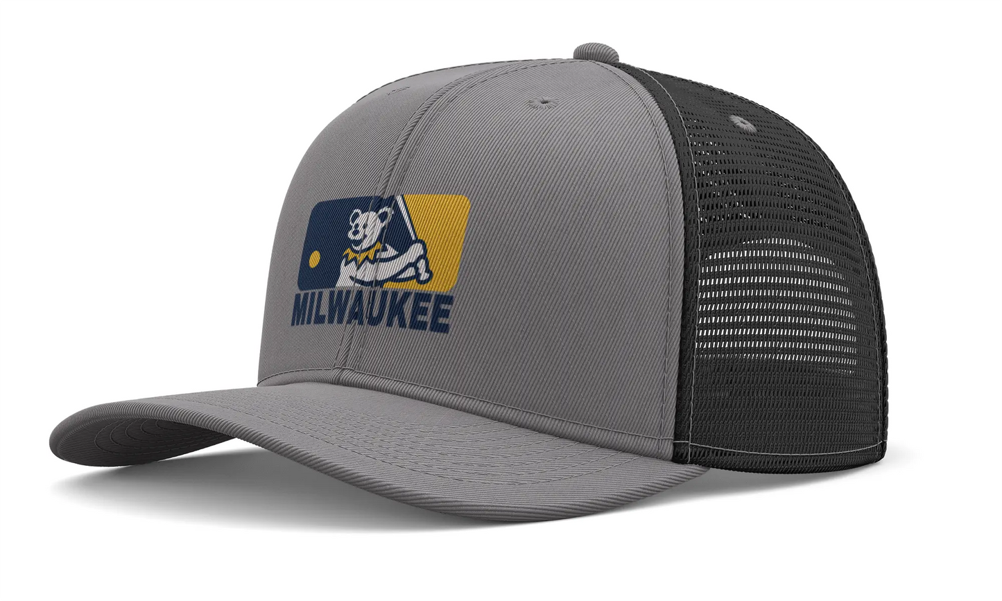 Milwaukee Brewers Original Dancing Bear MLB Grateful Dead Trucker Cap