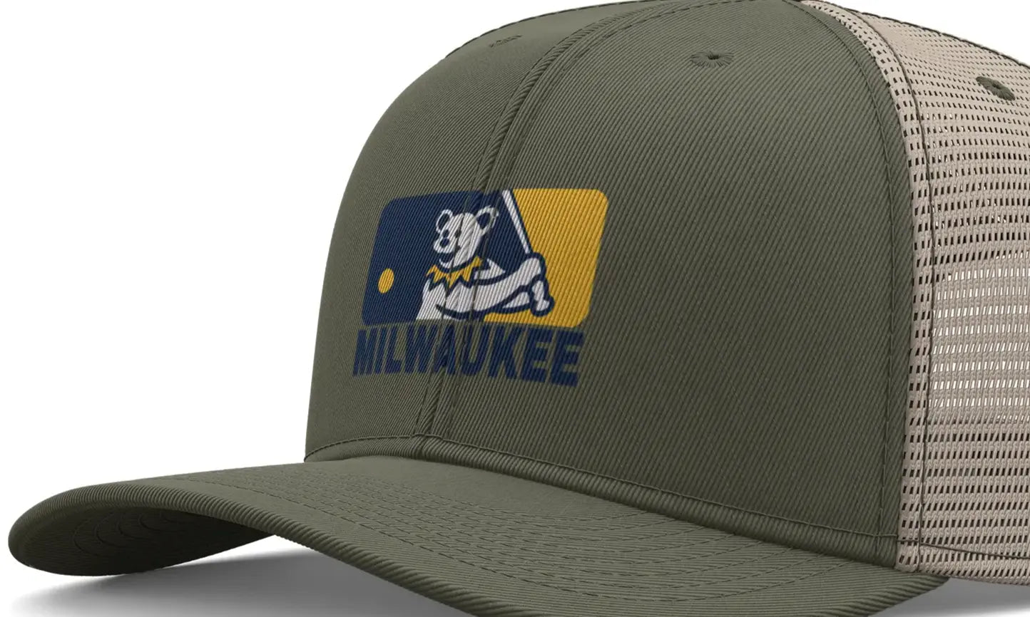 Milwaukee Brewers Original Dancing Bear MLB Grateful Dead Trucker Cap