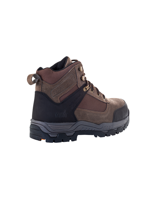 Kiwi Trek Brown Suede/Nylon 5" Steel Toe Water Resistant Work Boots [R63400]
