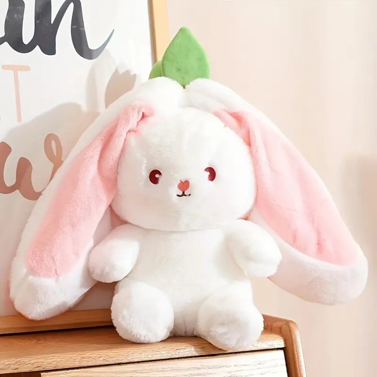 Bunny Plush with Strawberry or Carrot Design – Sweet Toy for Kids