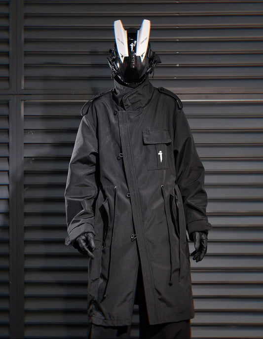 HiJ38 I-Tech Anorak Trench Coat