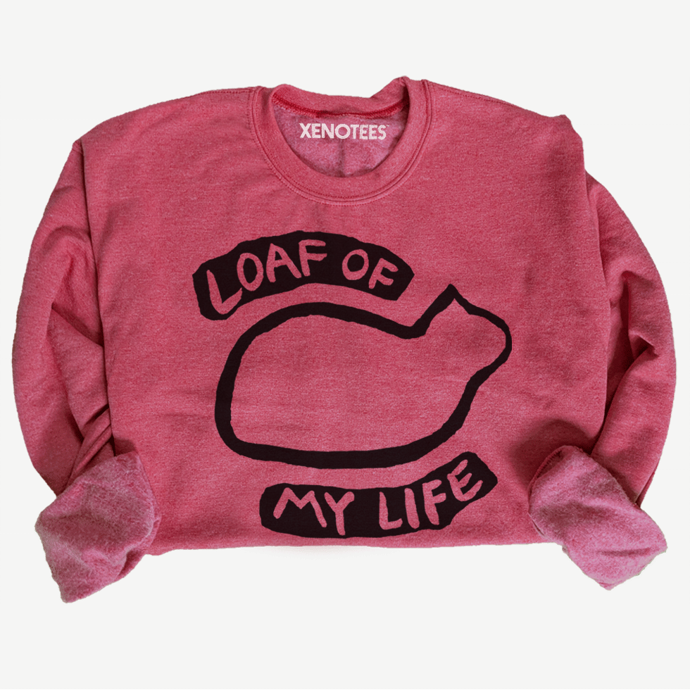 Loaf of My Life Cat Lover Crewneck Sweatshirt