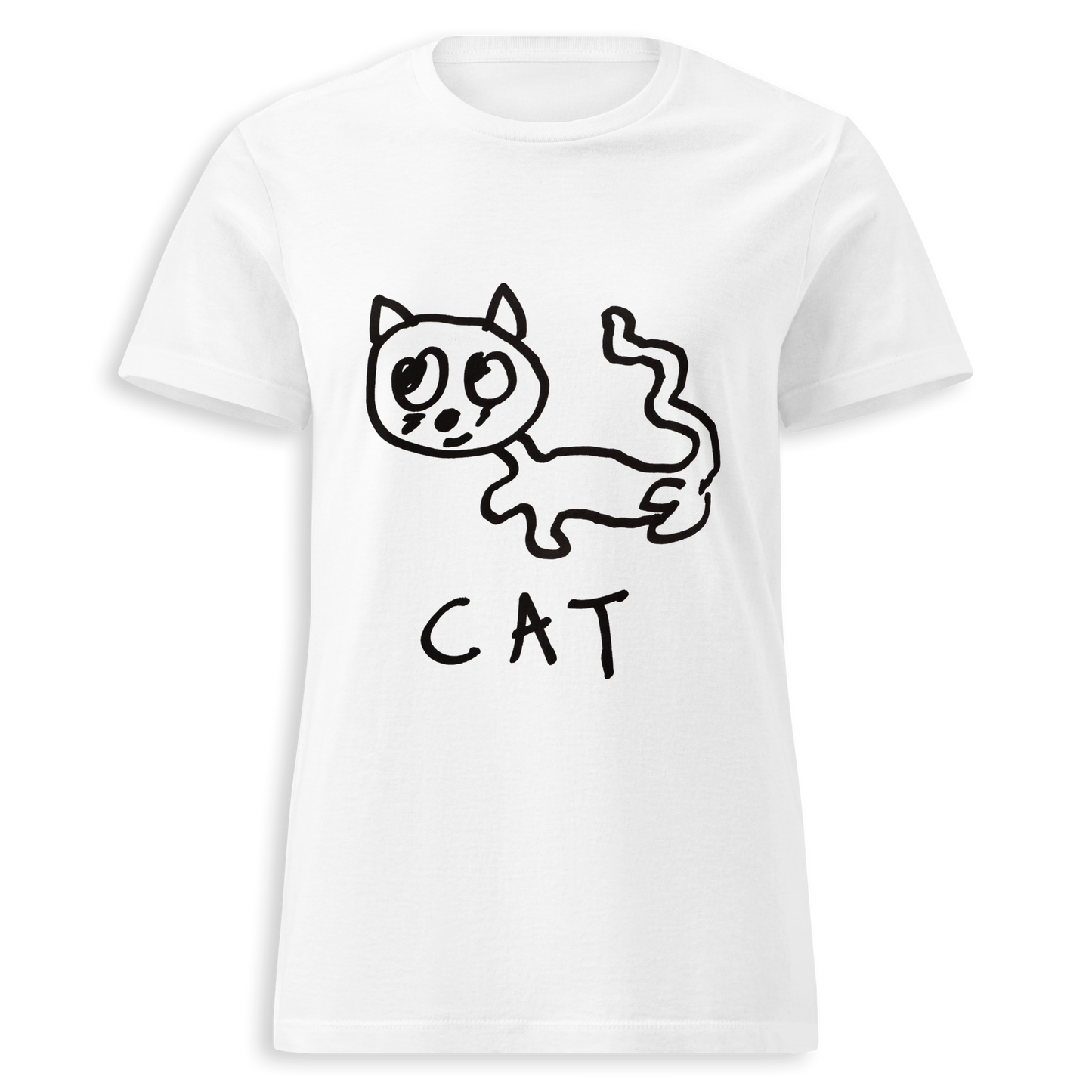 Cat - Women's Fitted Tee