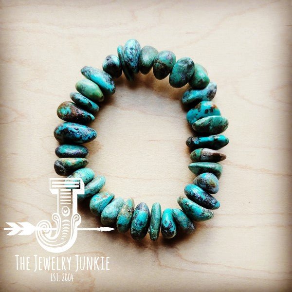 Chunky Natural Turquoise Bracelet