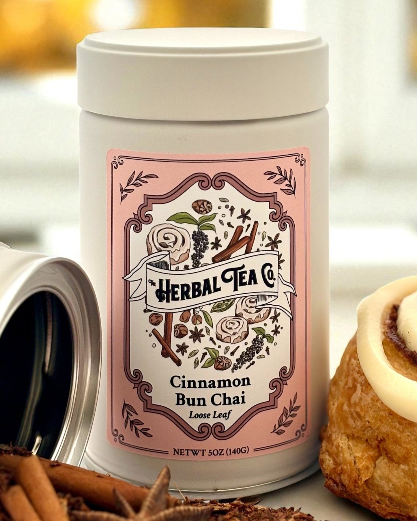 Cinnamon Bun Chai Herbal Tea
