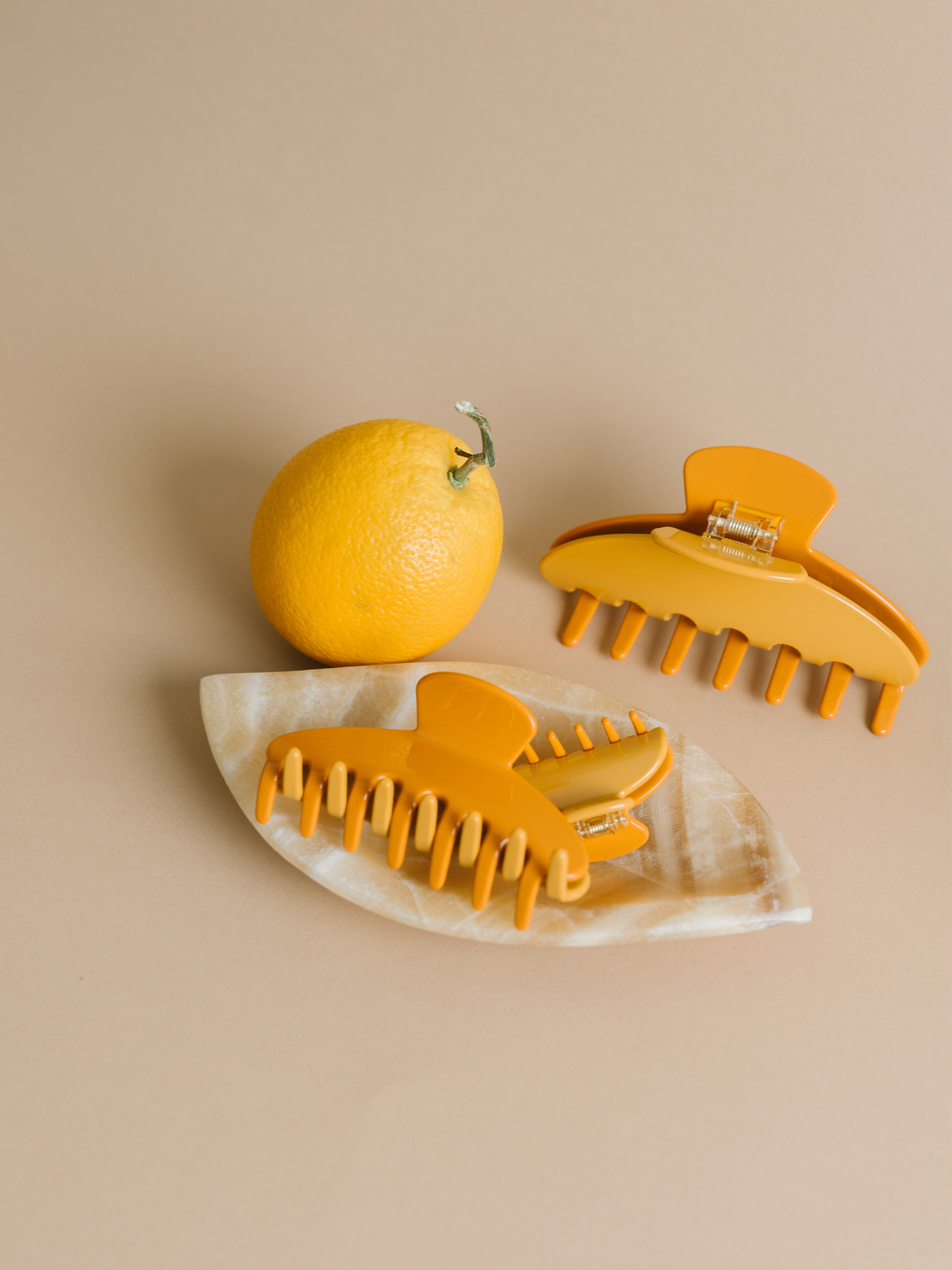 Extra Large Hair Claw - Citrus