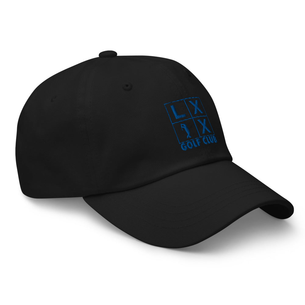 Four Box Logo Dad Hat - Blue Logo