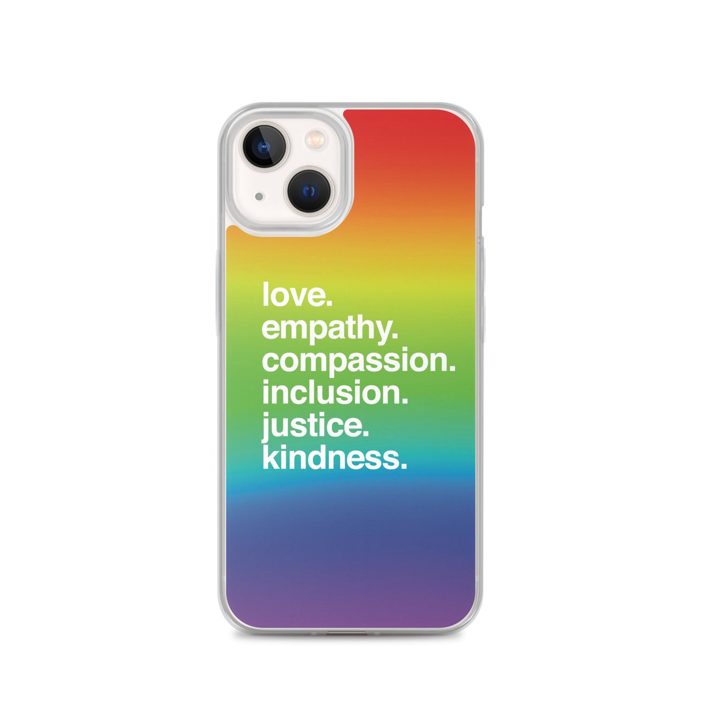 'Kindness Is' Pride iPhone Case