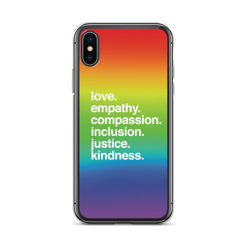 'Kindness Is' Pride iPhone Case