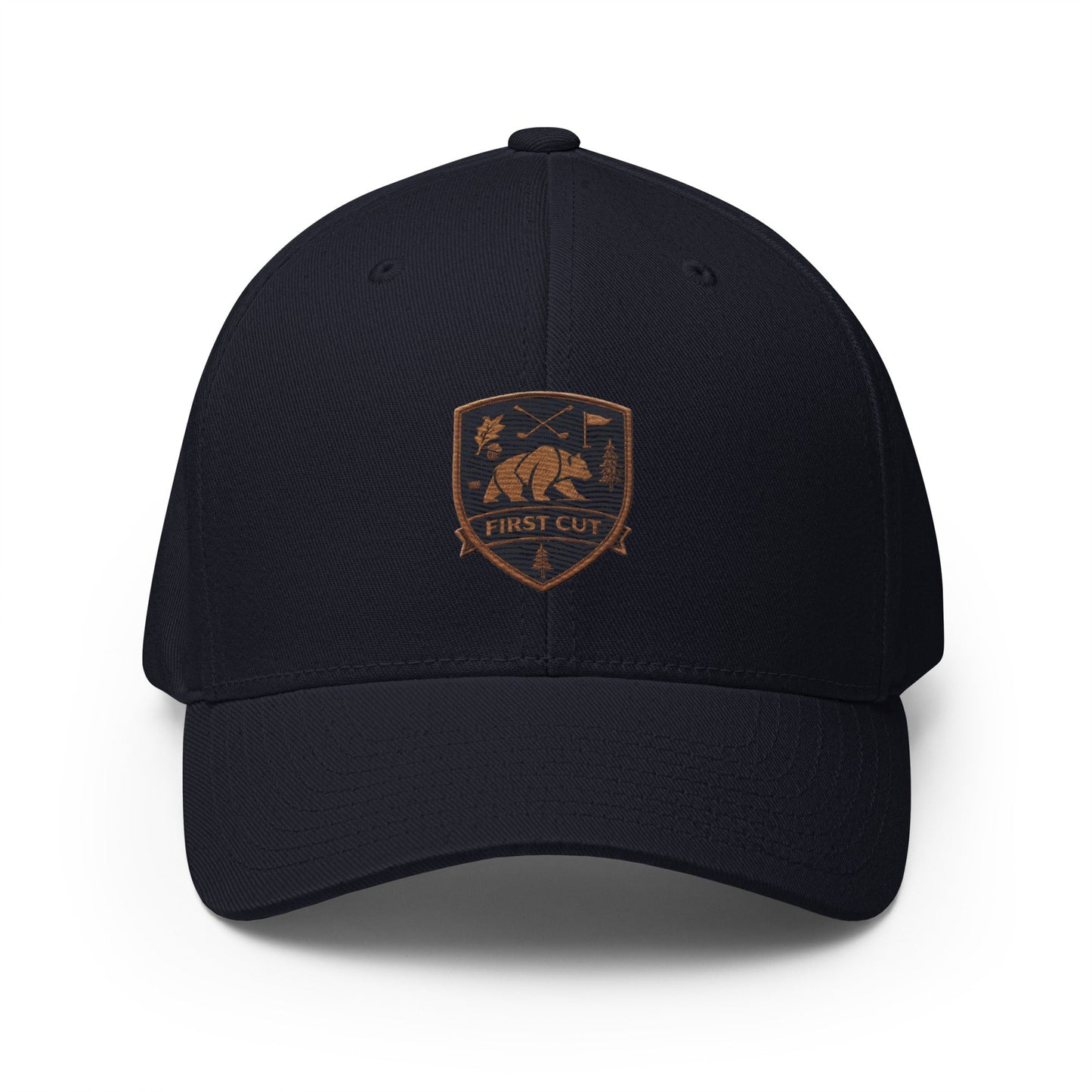 First Cut Crest Flex Fit Twill Cap