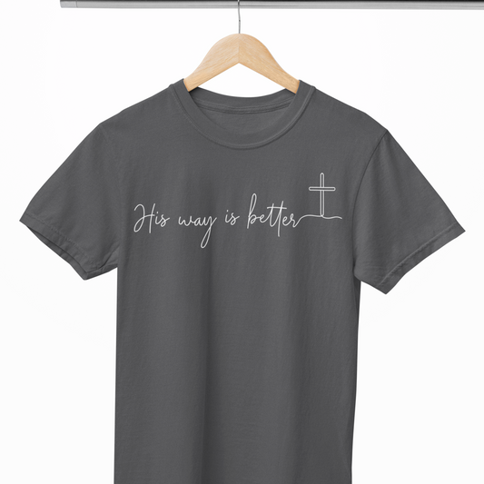 His Way Is Better Adult Graphic Tee