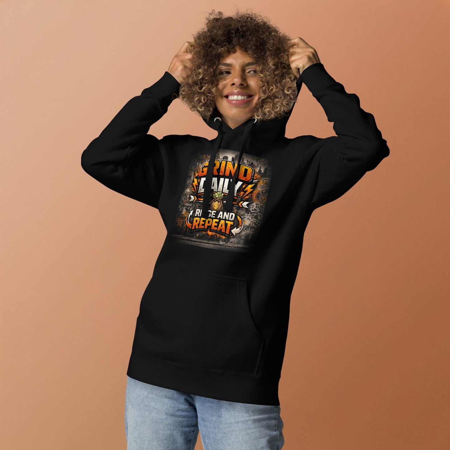 Grind Daily Rinse And Repeat Unisex Hoodie