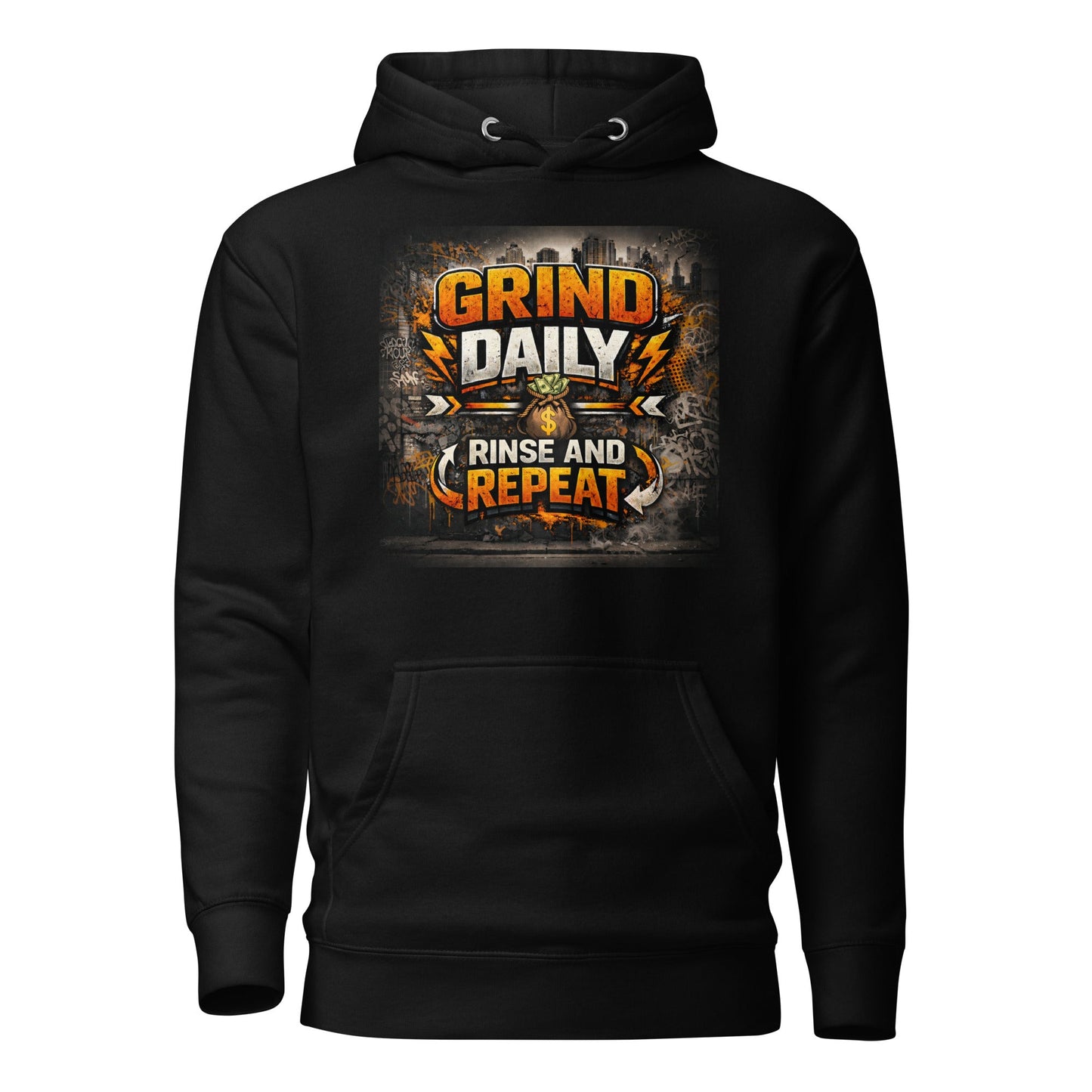 Grind Daily Rinse And Repeat Unisex Hoodie