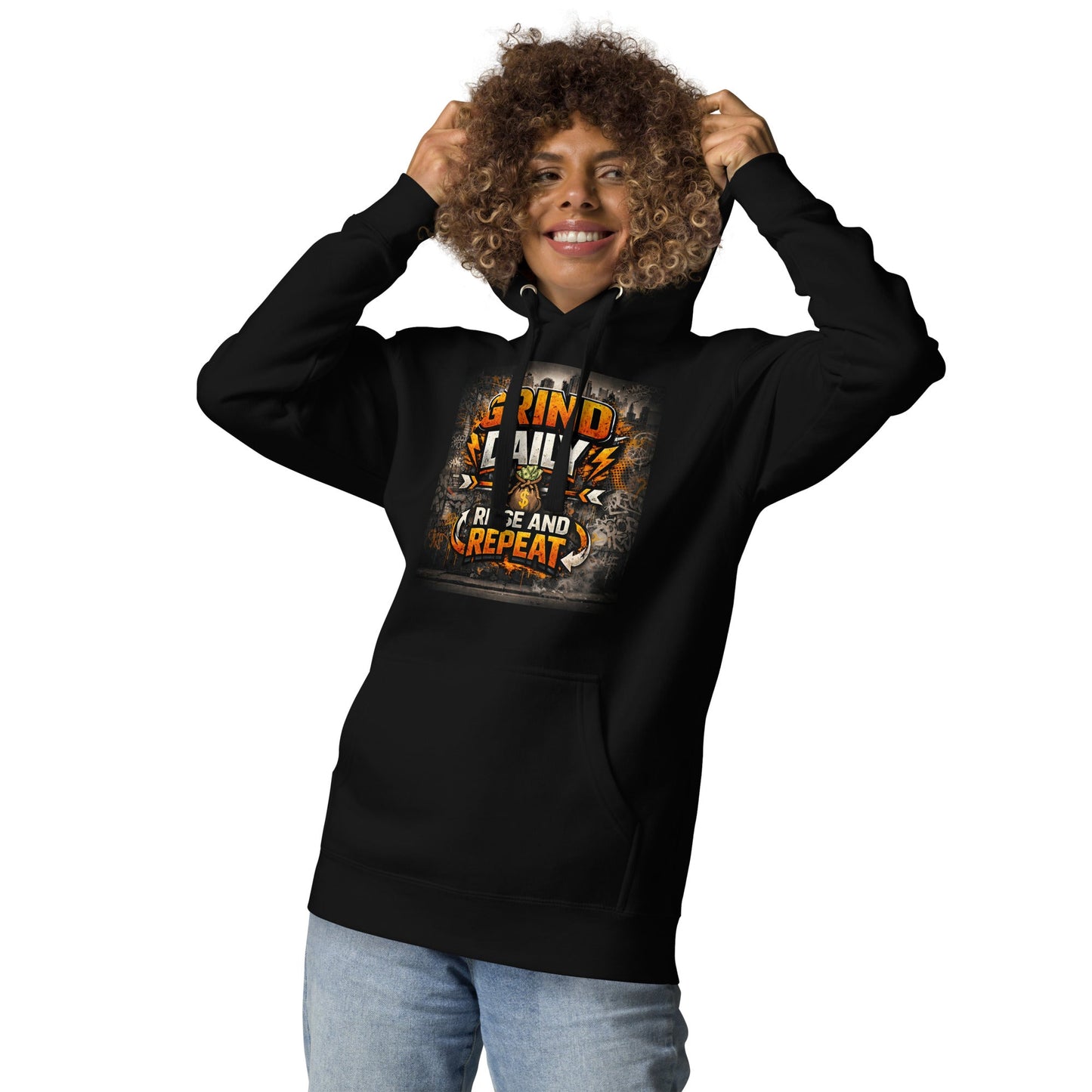 Grind Daily Rinse And Repeat Unisex Hoodie