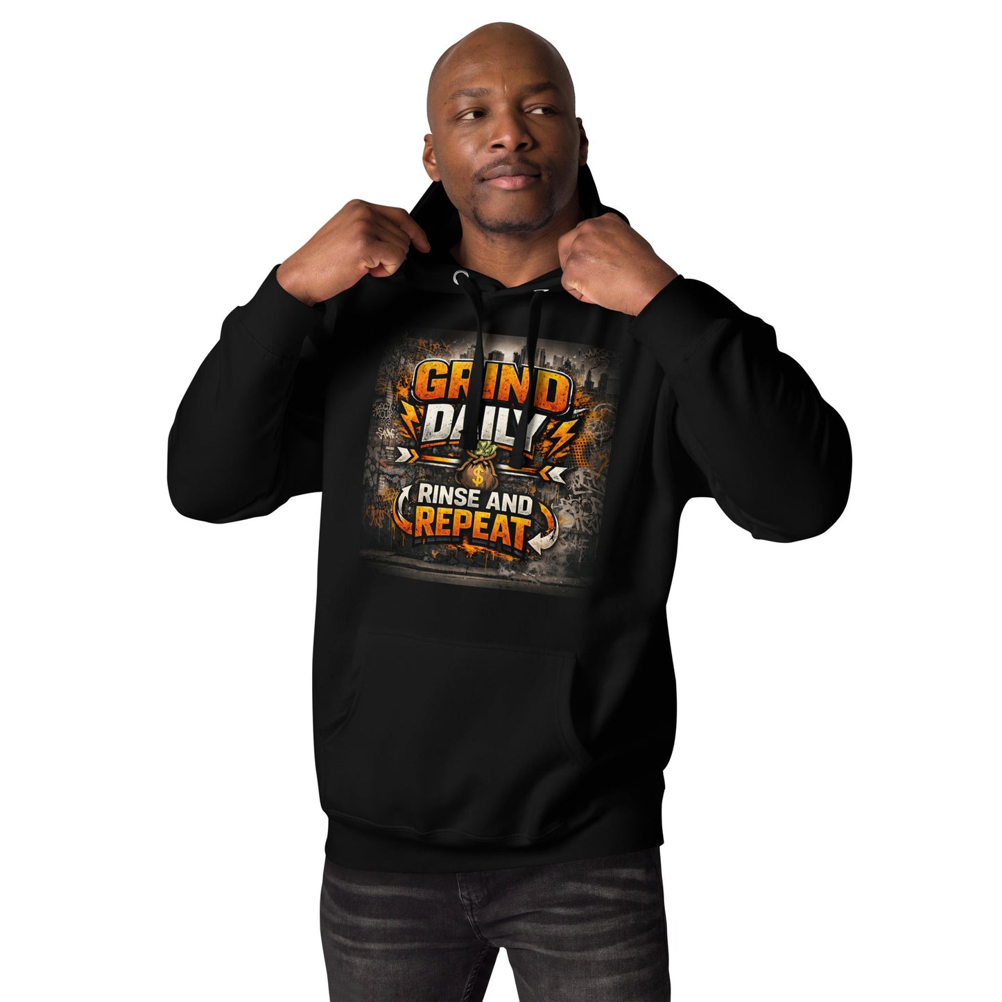 Grind Daily Rinse And Repeat Unisex Hoodie