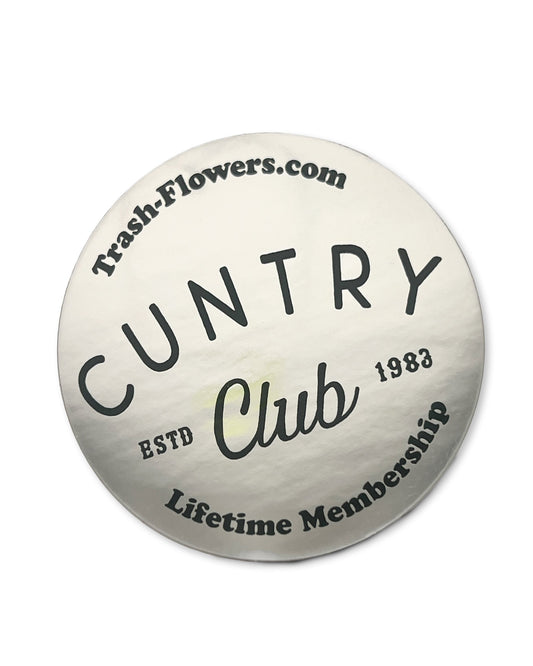 Cuntry Club Lifetime Membership Sticker