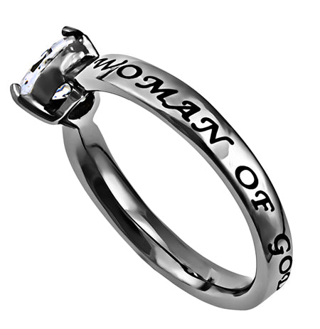 CZ Heart Ring