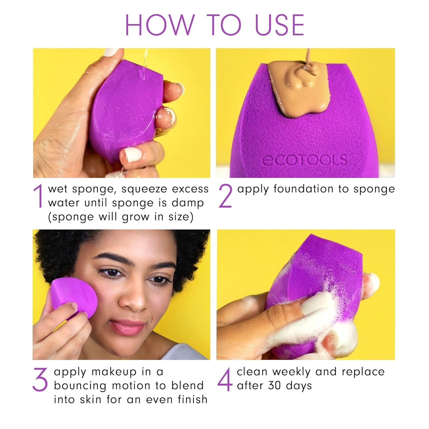 EcoTools Bioblender Compostable Makeup Sponge — Flawless Blending Meets Sustainability