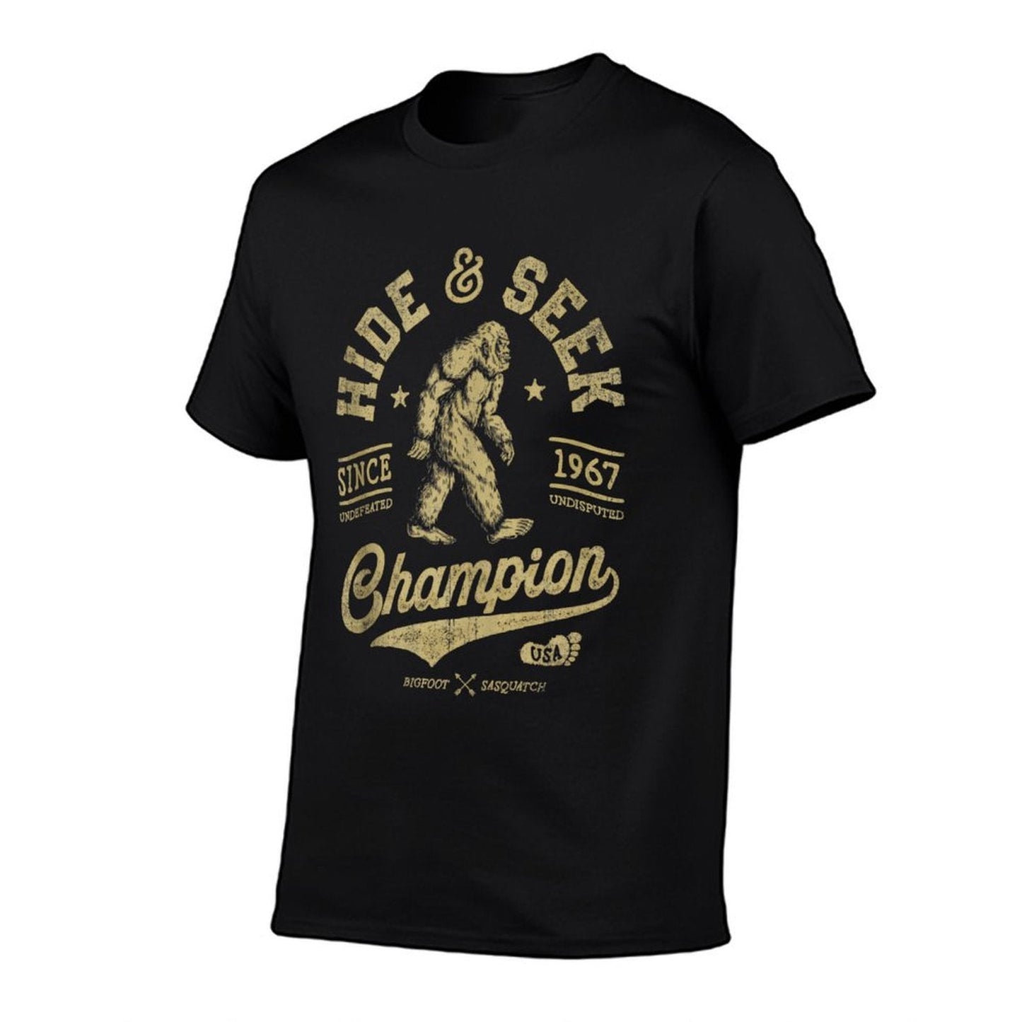 Bigfoot Hide And Seek Champion Funny Sasquatch Retro Vintage  Vintage-inspired T-Shirt