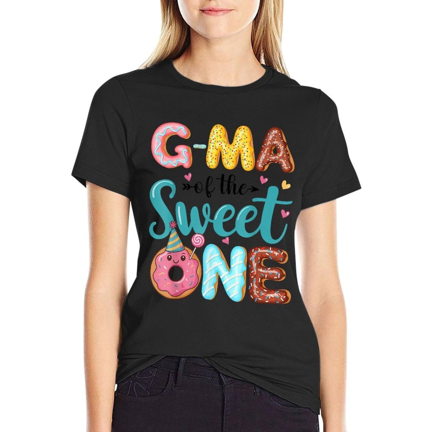 G-Ma Of The Sweet One 1st Birthday Girl Donut Party  Affordable Price T-Shirt