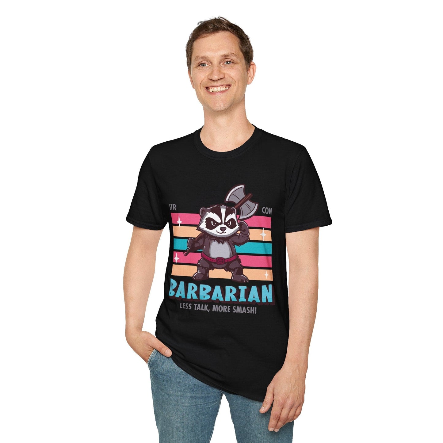DnD Barbarian Shirt - D&D Kawaii Class T-shirt