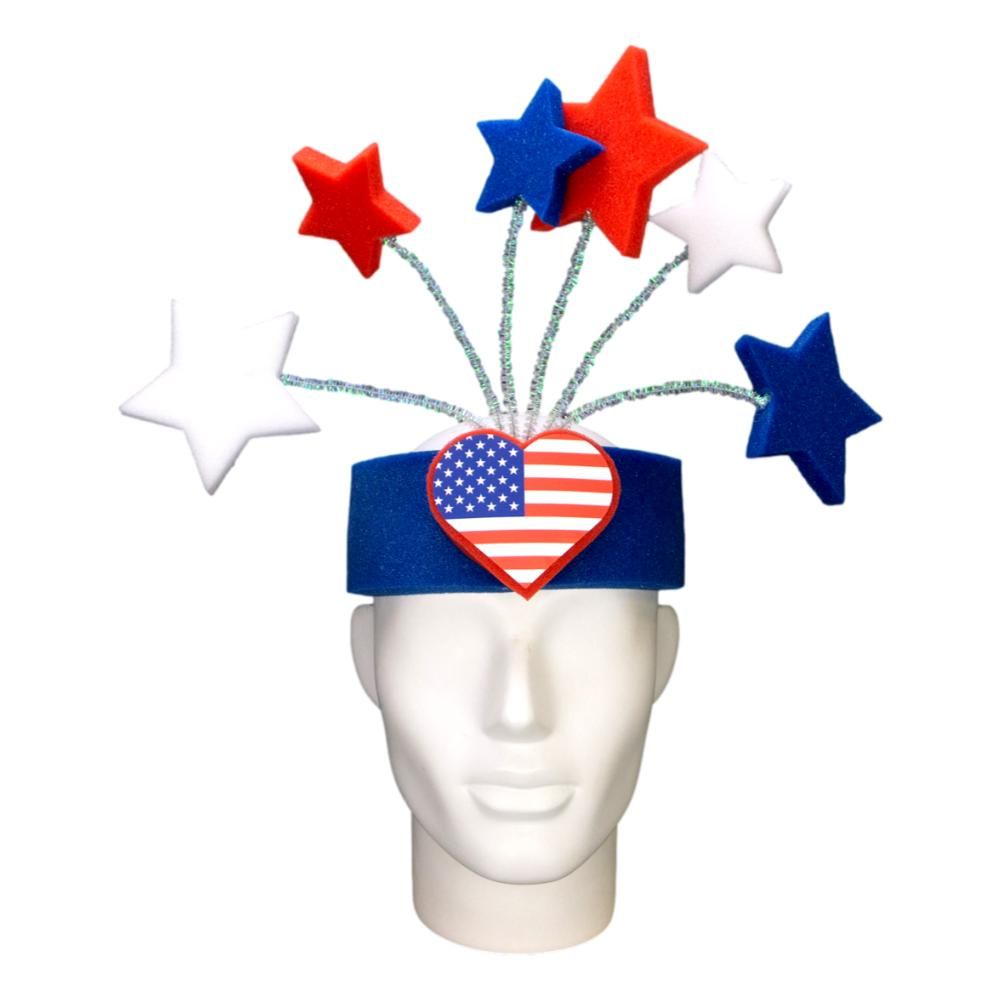 4th of July Party Pack (4 Hats & 8 Headbands)