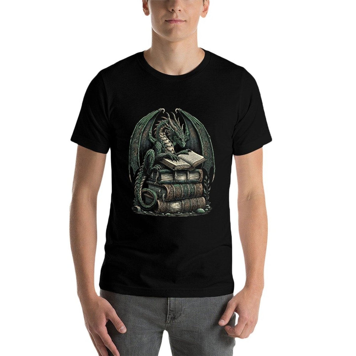Bookworm Dragons Reading Book  Affordable Price T-Shirt