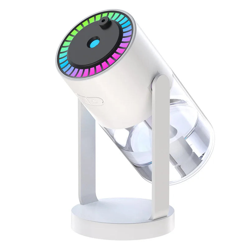 Air Humidifier Portable Humidifier with Rotating Mist & Starry Light USB Car Humidifier Smart Humidifier for Home Office Travel
