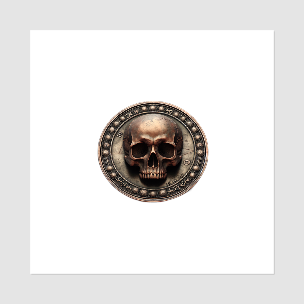 Temporary Tattoo - "Mori Memento" - "Live with Intention, Gratitude, and Purpose"