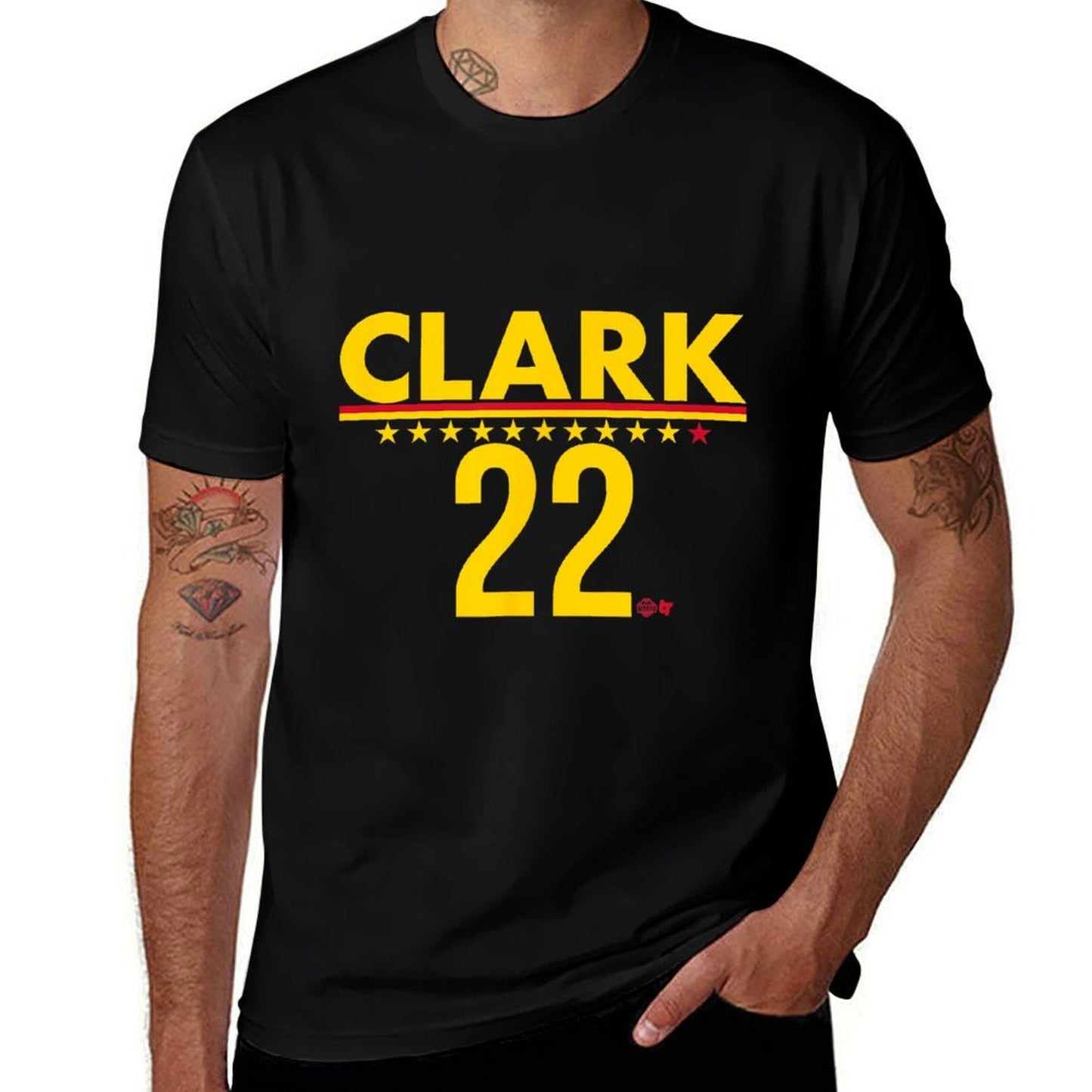 BreakingT Caitlin Clark IND 22 - Indiana Basketball, Small, Blue Odor-resistant T-Shirt