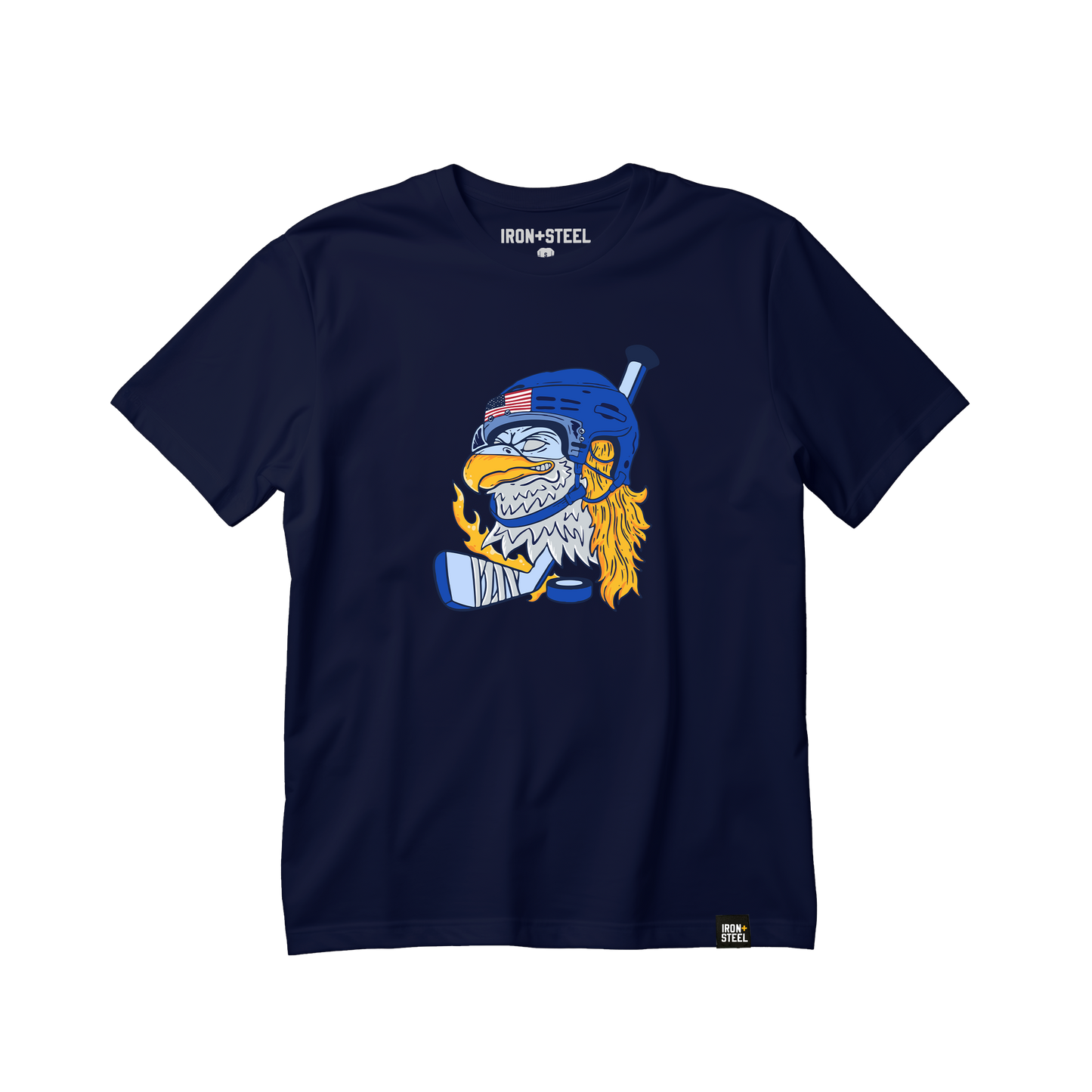USA Bald Eagle Mullet Hockey T-Shirt