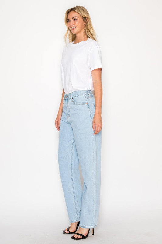 DAT1001BGL - Unisex Tapered Baggy Jeans