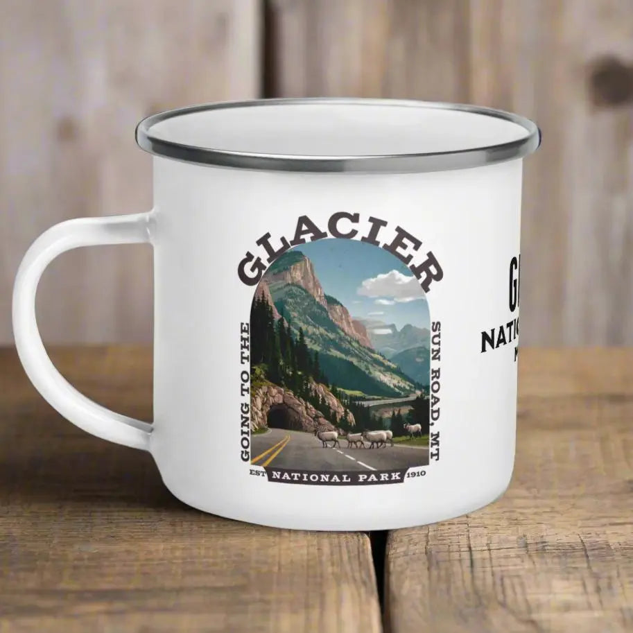 Glacier National Park Camp Mug Going To The Sun