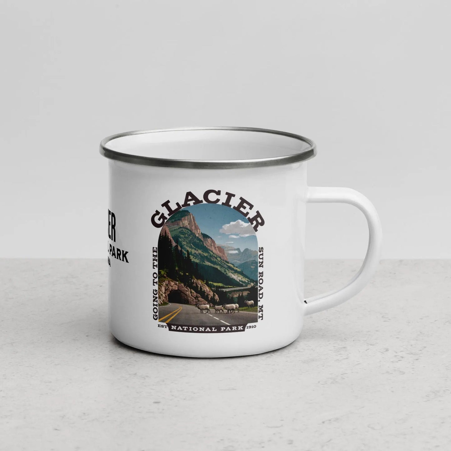 Glacier National Park Camp Mug Going To The Sun