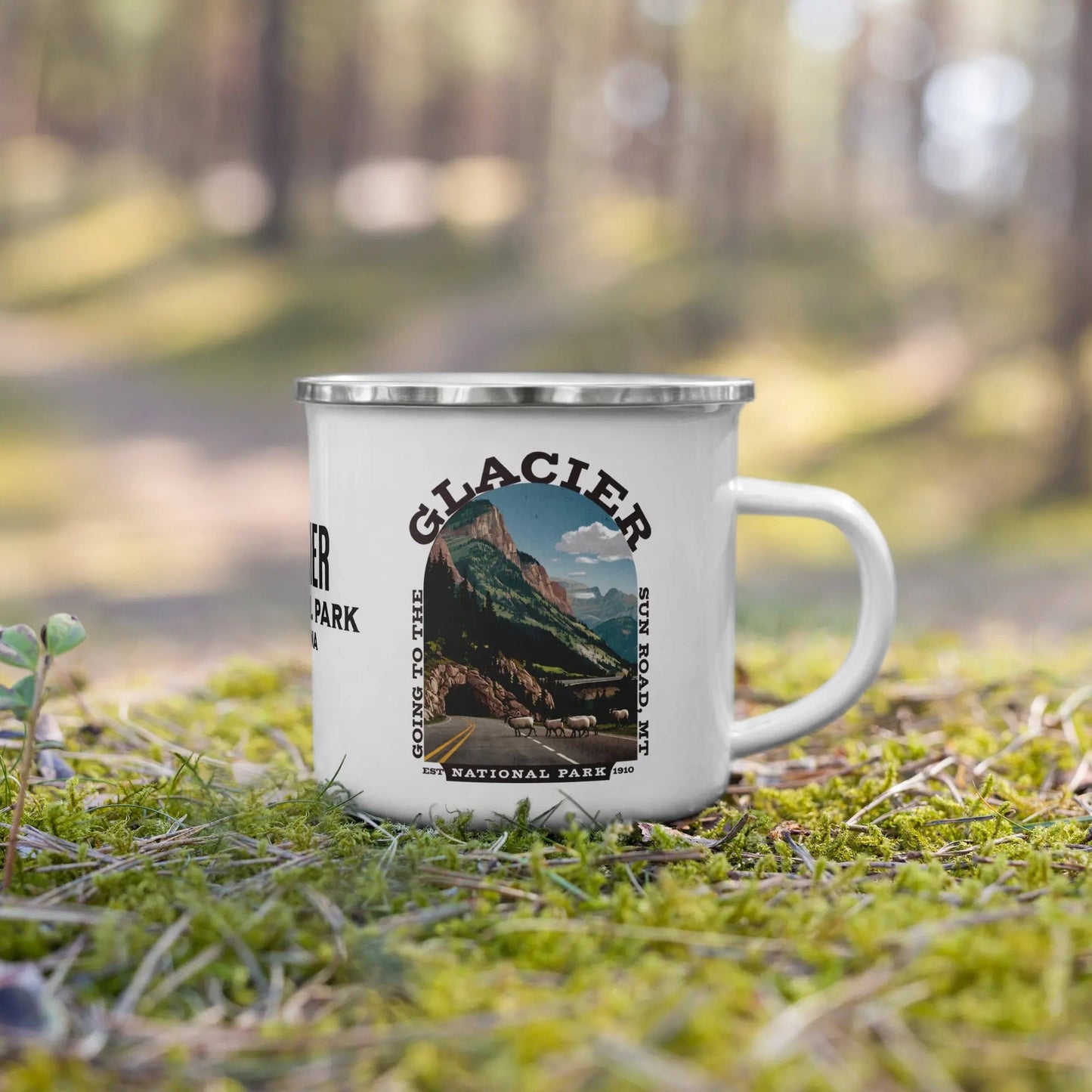 Glacier National Park Camp Mug Going To The Sun
