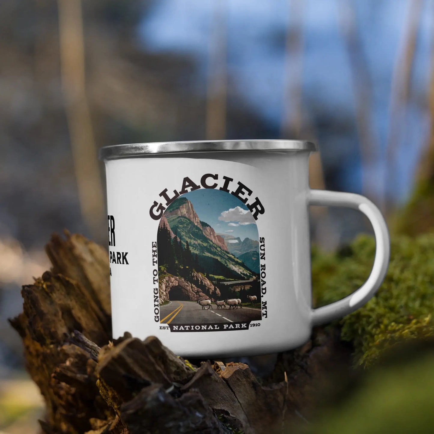 Glacier National Park Camp Mug Going To The Sun