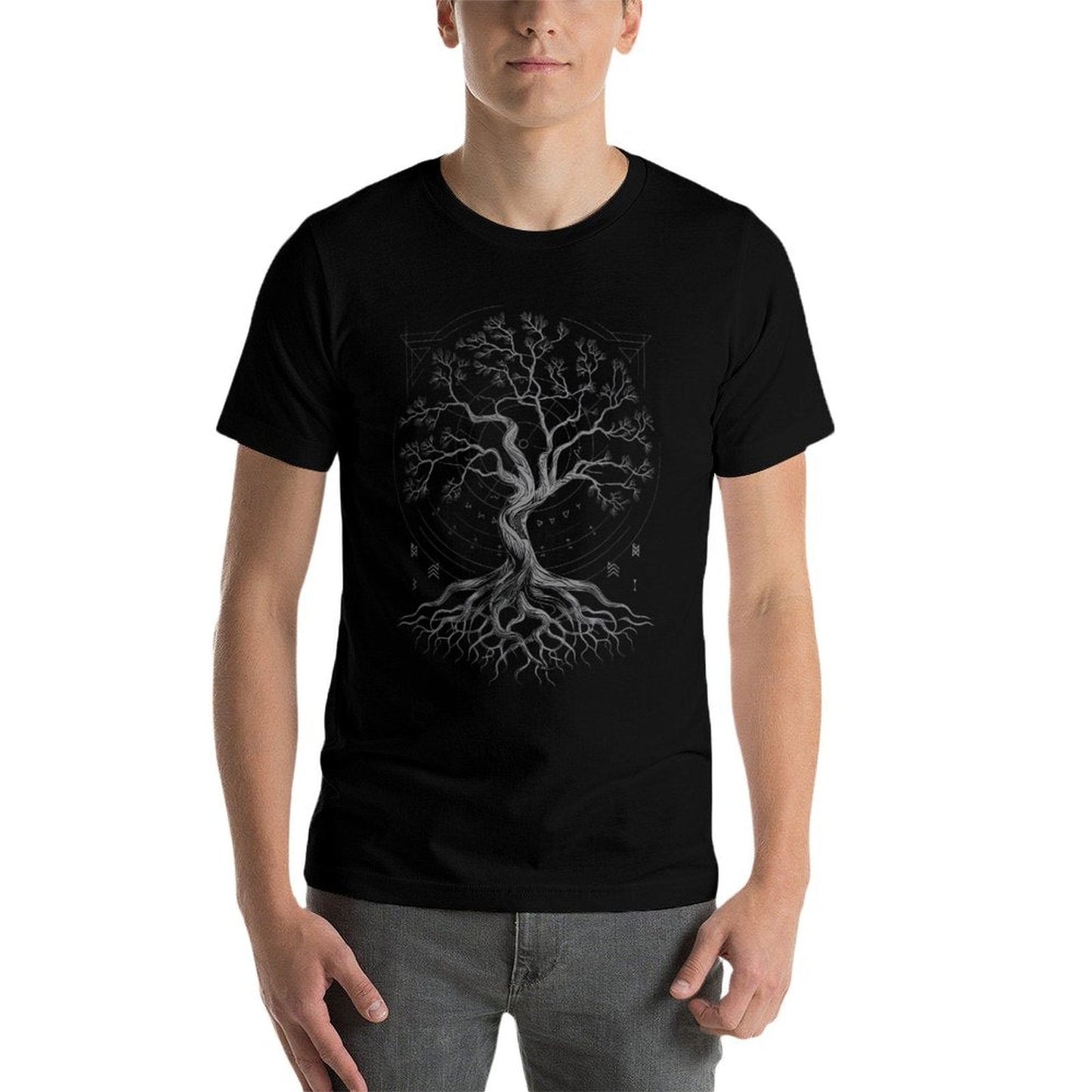 Tree Life Yggdrasil Viking Mythology  Slim-fit Cut T-Shirt