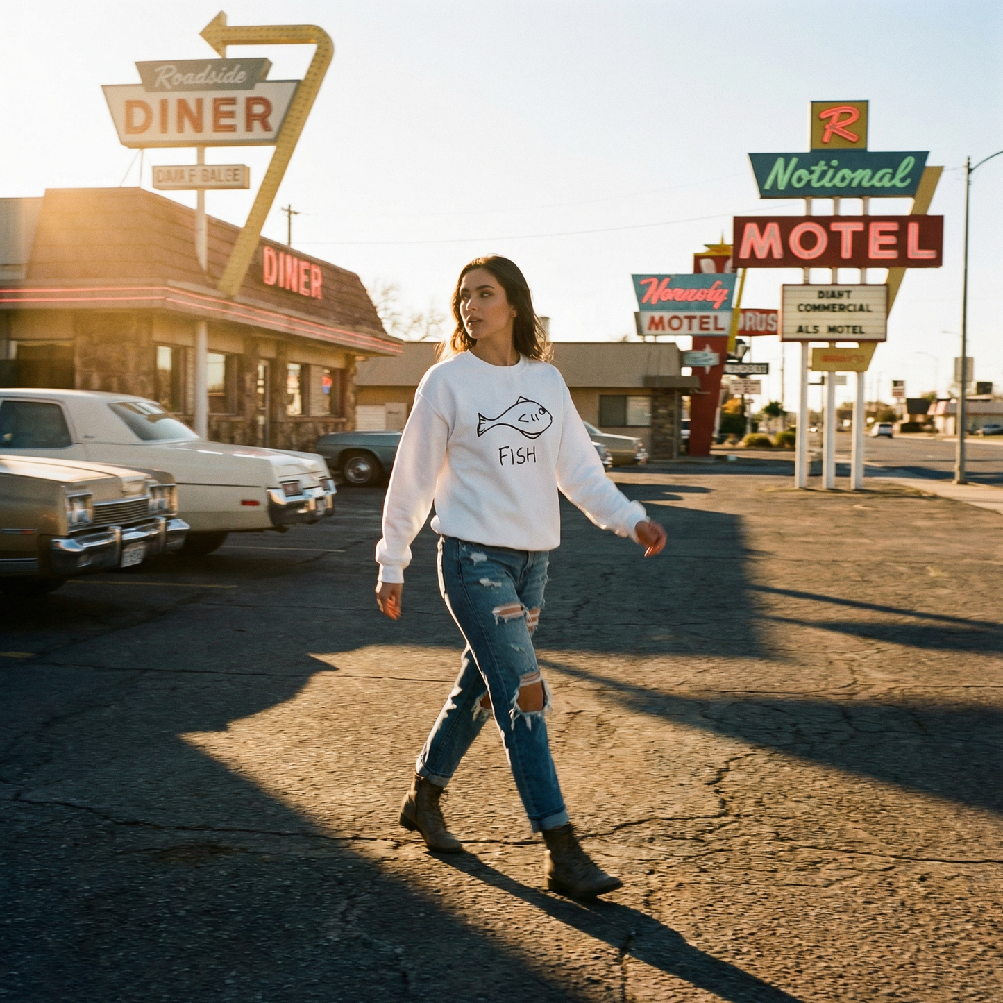 Fish - Crewneck Sweatshirt