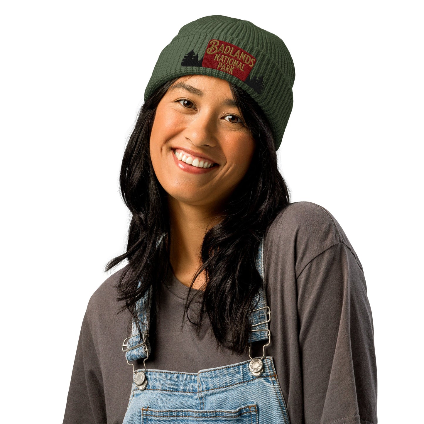 Badlands National Park Wharf Fisherman Style Embroidered Beanie