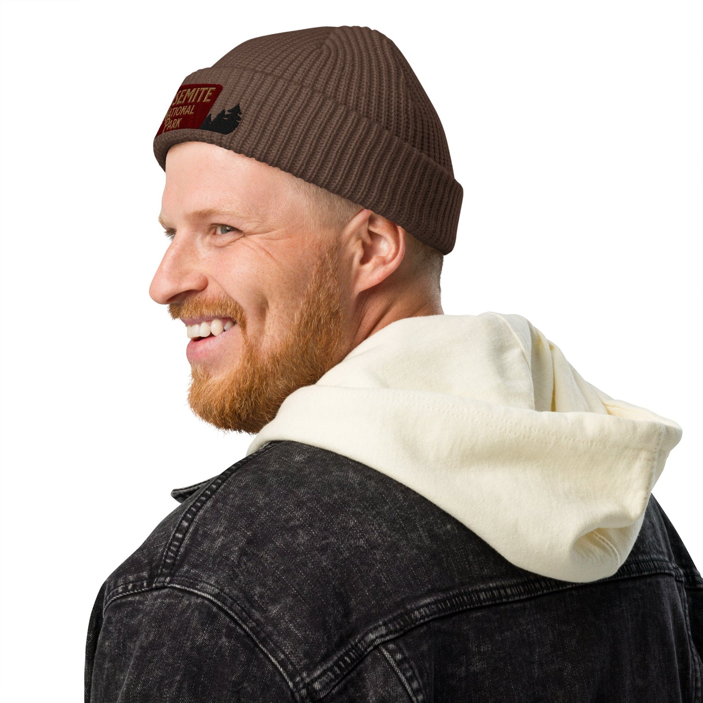 Yosemite National Park Wharf Style Embroidered Beanie