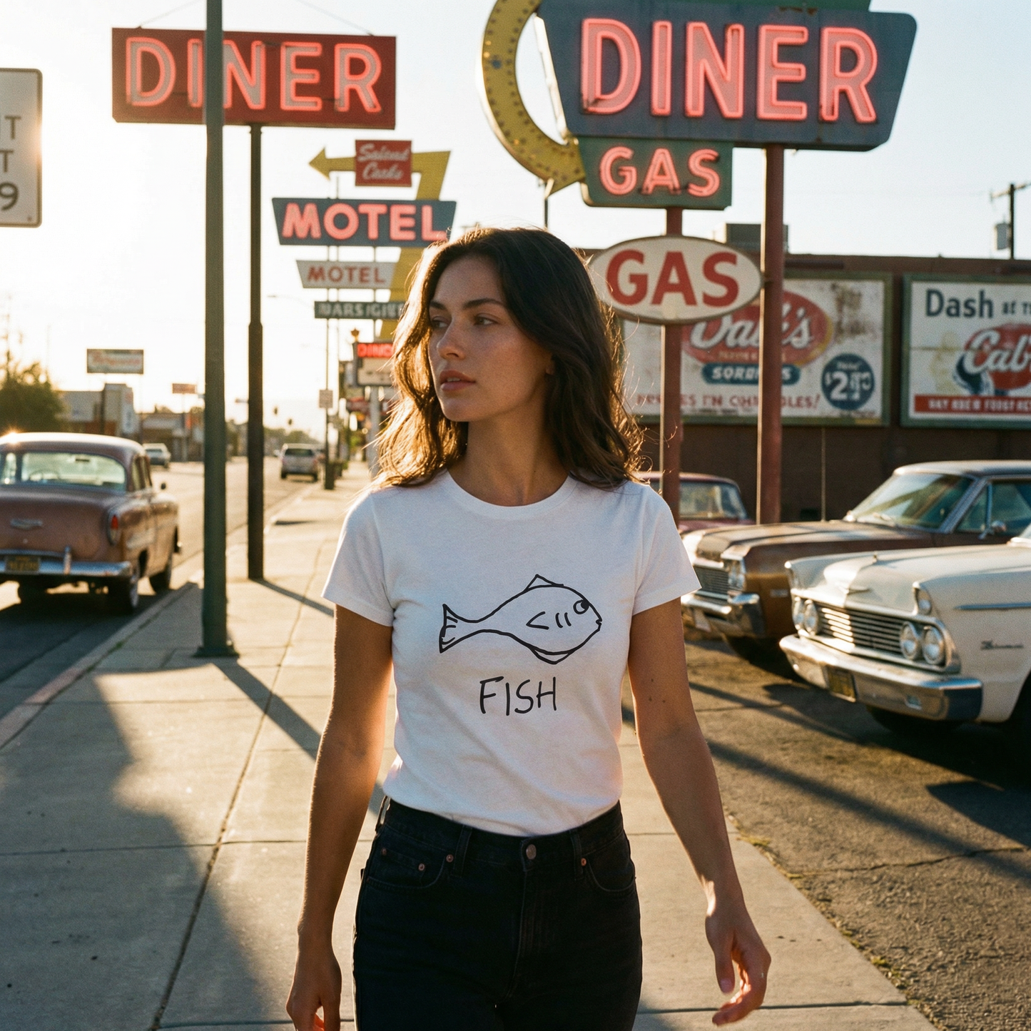 Fish - Women's Fitted Tee