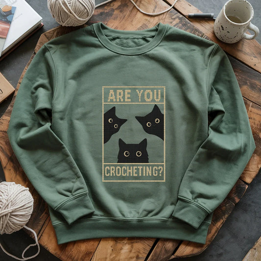 Are U Crocheting Sweatshirt