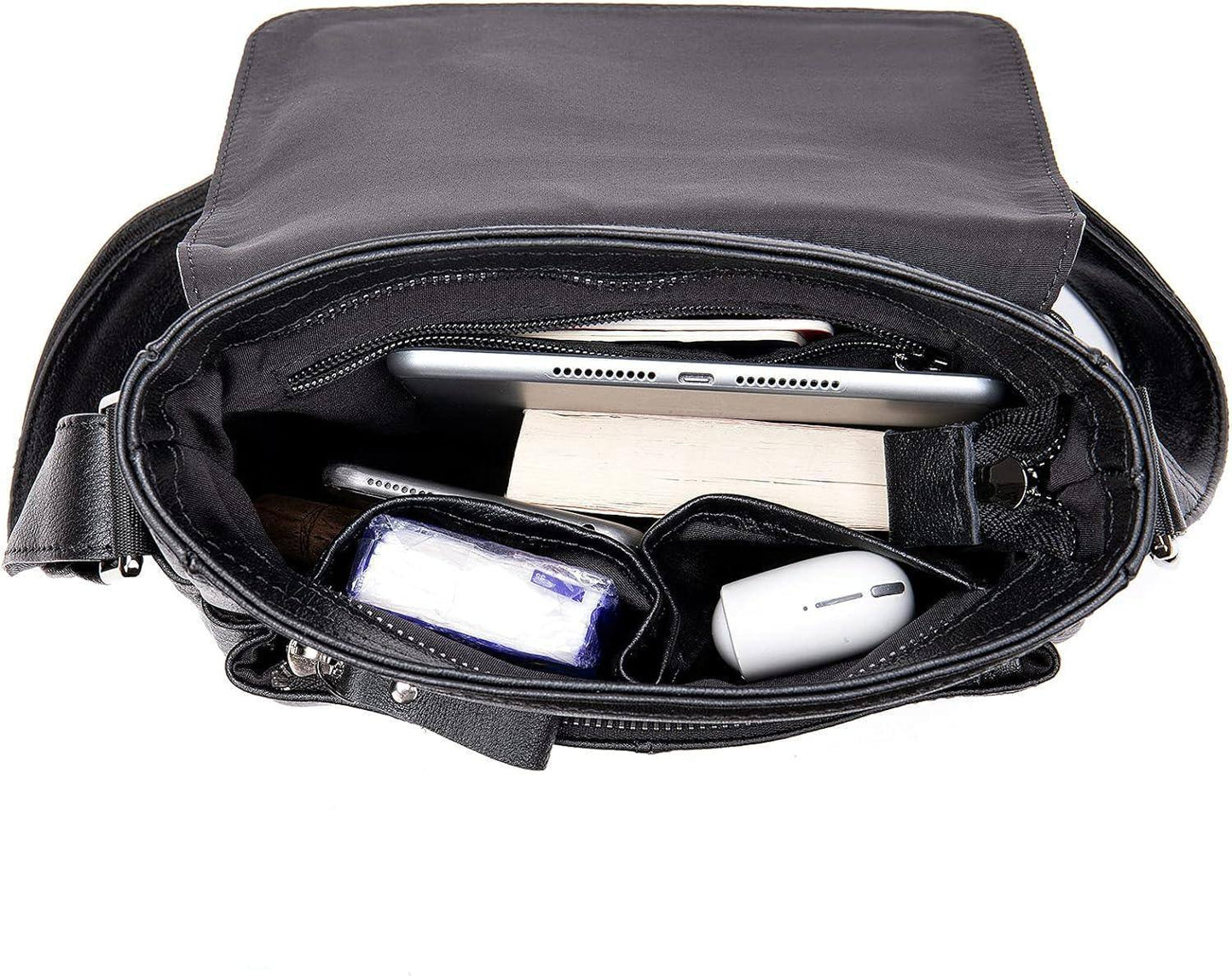 Men’s Leather Sling Bag – Professional Commute
