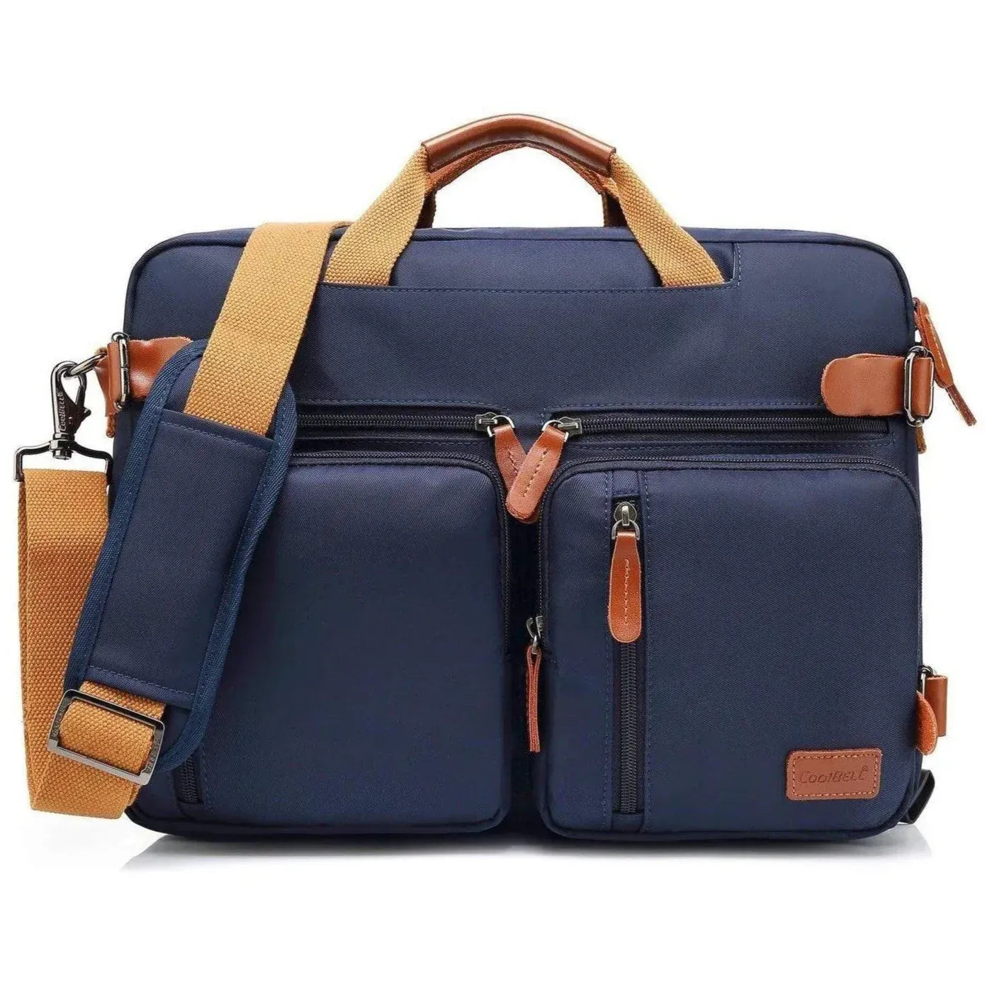 Men’s Oxford Messenger Bag – Convertible Work Laptop Ready