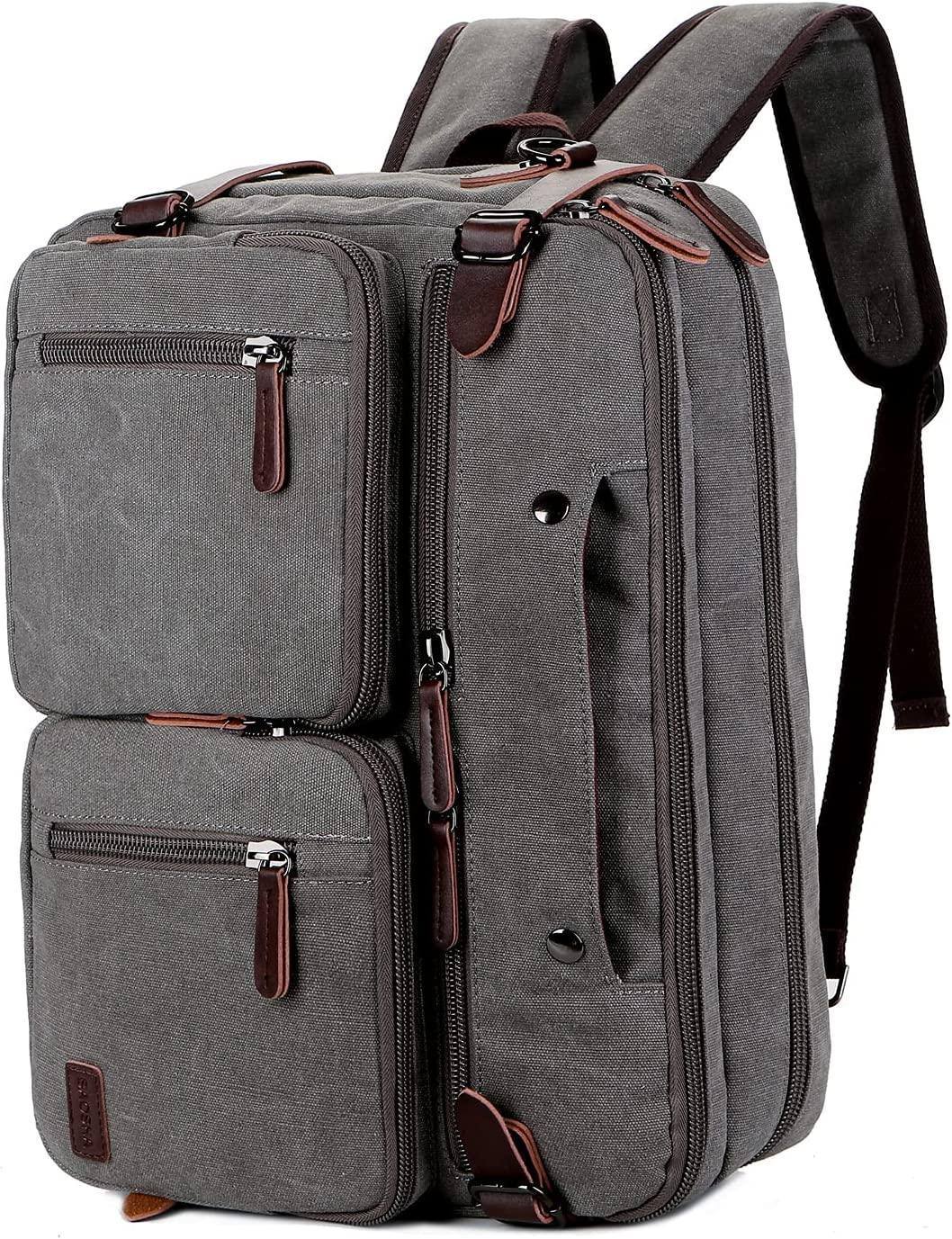 Men’s Messenger Bag – Convertible Work 17 Laptop Ready