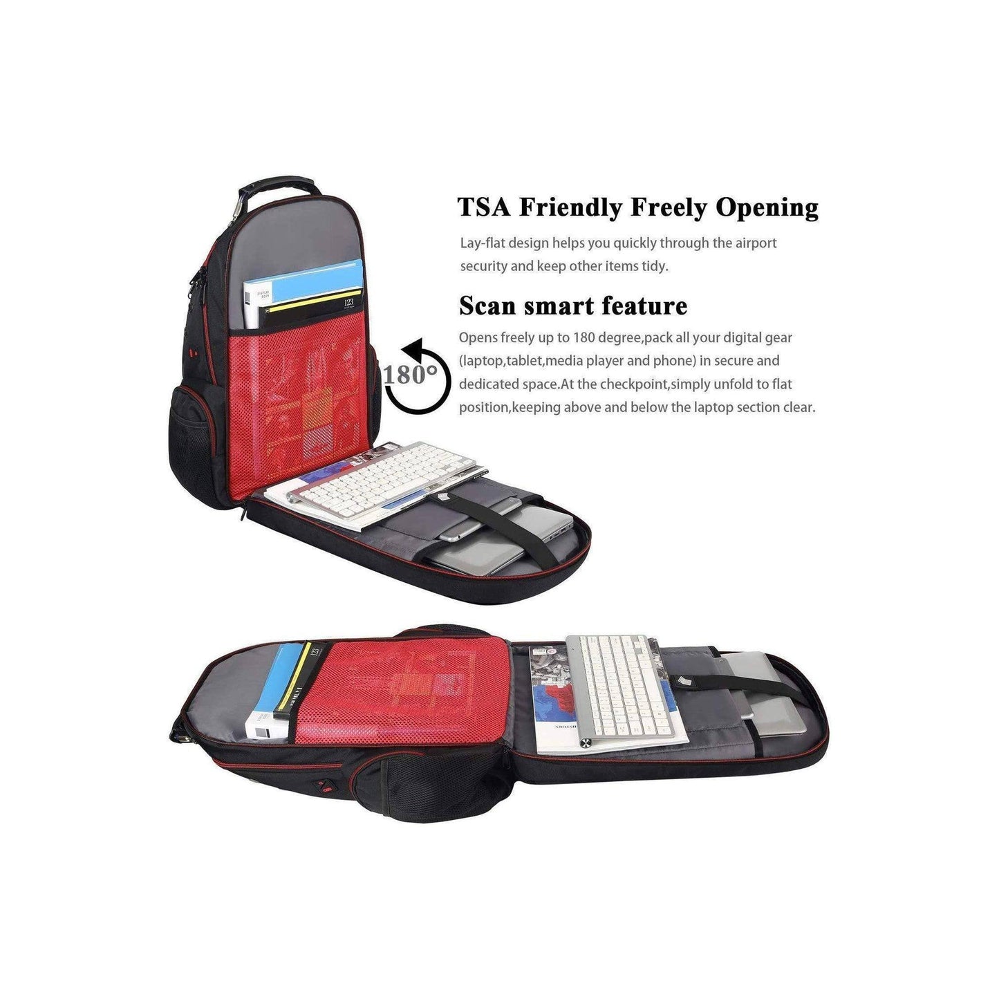 Men’s Backpack – TSA-Ready Travel Secure Anti-Theft